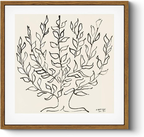 Vintage framed canvas - canvas, wall