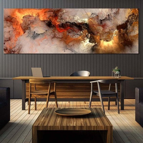 Abstract cloud canvas - canvas, painting