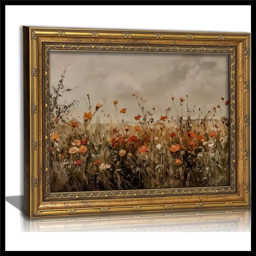 Charming vintage floral - vintage, wall