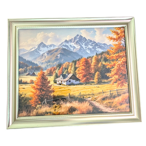 Mountains framed wall - framed, art