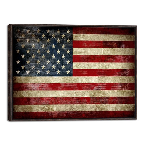 Framed canvas wall art print - framed,